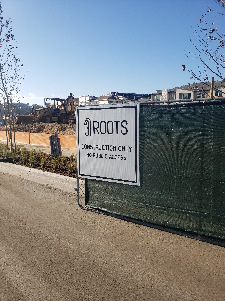 300 - 3 Roots - Construction Sign